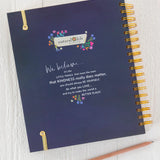 Natural Life 17 Month Planner, 2025-26 - Water Your Dreams