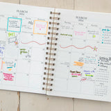 Natural Life 2026 12 Month Planner - Water Your Dreams - Lace and Grace Boutique