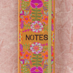 Natural Life Sticky Note Book - Mustard Folk Flower - Lace and Grace Boutique