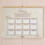 Natural Life 2026 Appointment Calendar - Blue Folk Floral - Lace and Grace Boutique