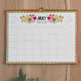 Natural Life 2026 Appointment Calendar - Blue Folk Floral - Lace and Grace Boutique