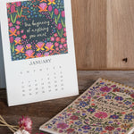 Natural Life 2026 Desk Calendar - Live Happy - Lace and Grace Boutique