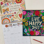 Natural Life 2027 Calendar - Live Happy - Lace and Grace Boutique