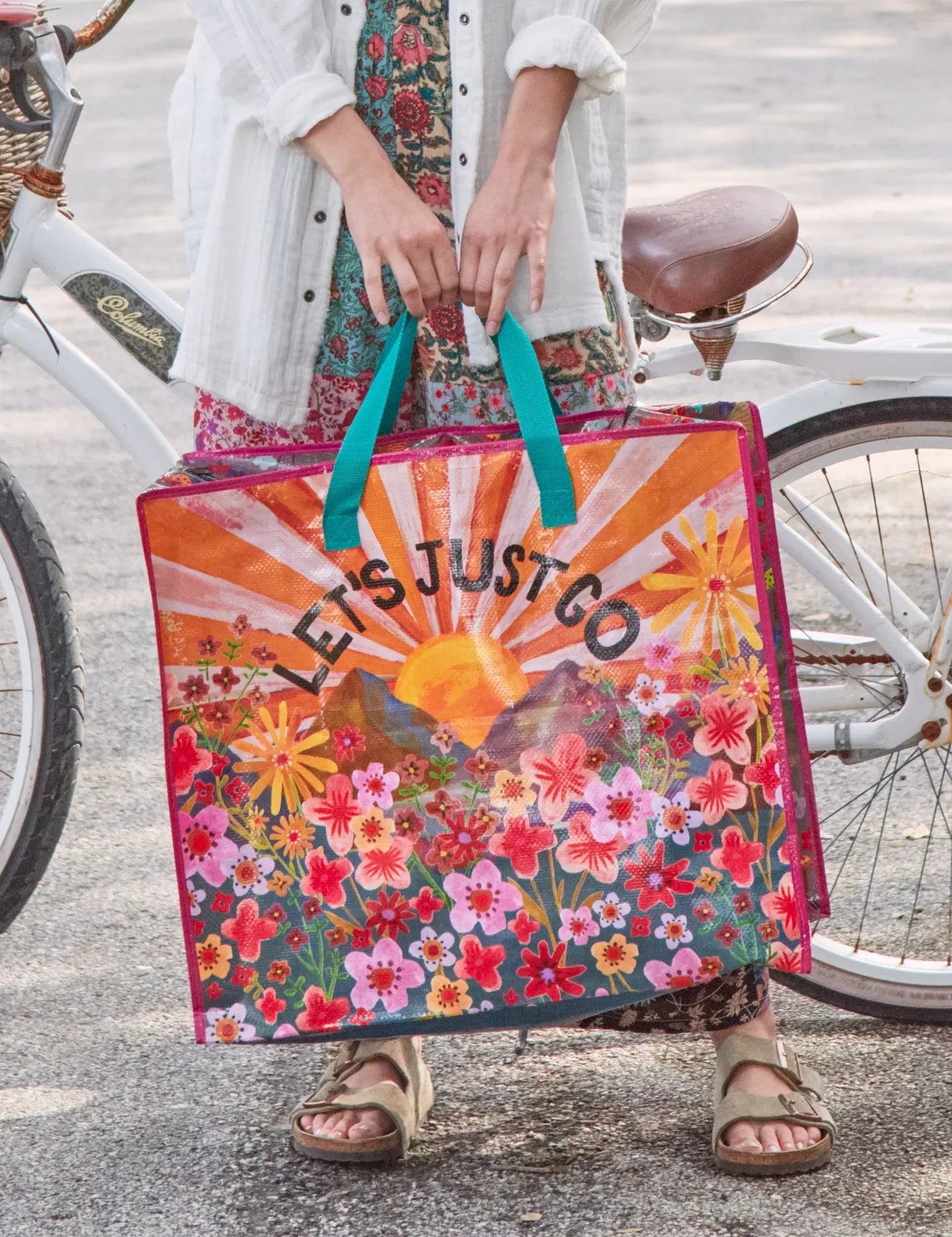 Natural Life Pack-It-All Zippered Tote - Let's Just Go - Lace and Grace Boutique