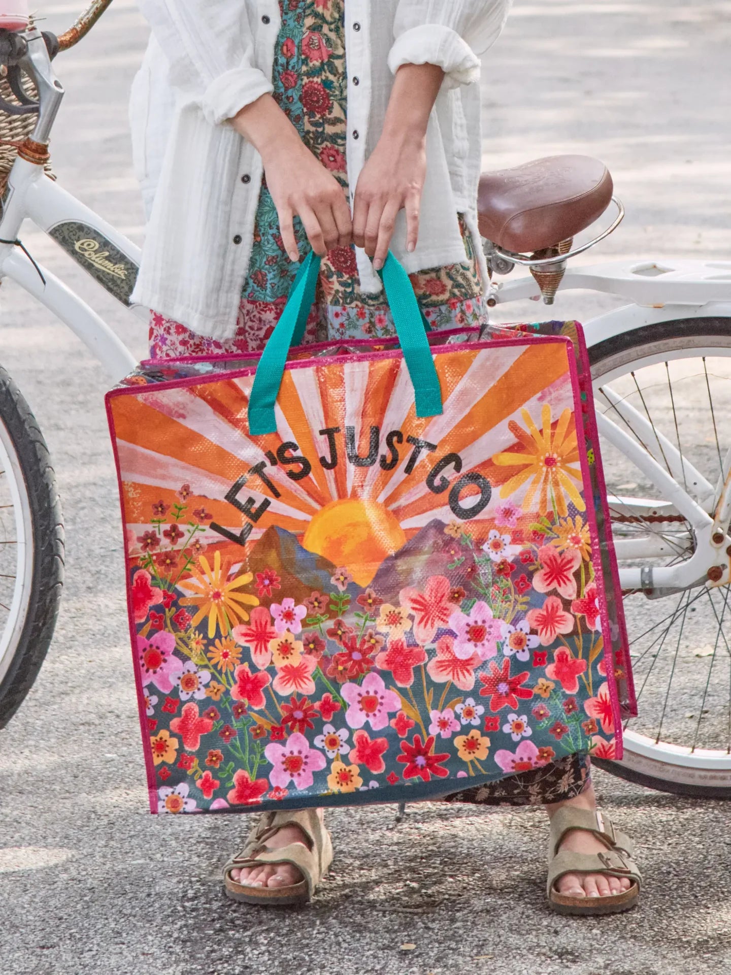 Natural Life Pack-It-All Zippered Tote - Let's Just Go - Lace and Grace Boutique