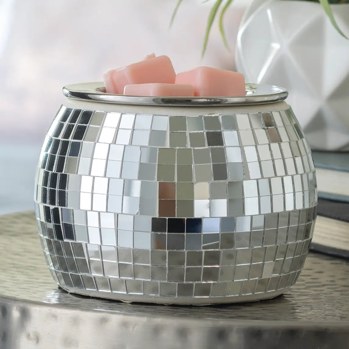 Disco ball Artscents fragrance and wax warmer.