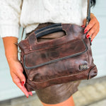 BedStu Greenway Crossbody Bag - Teak Rustic Black Rustic - Lace and Grace Boutique