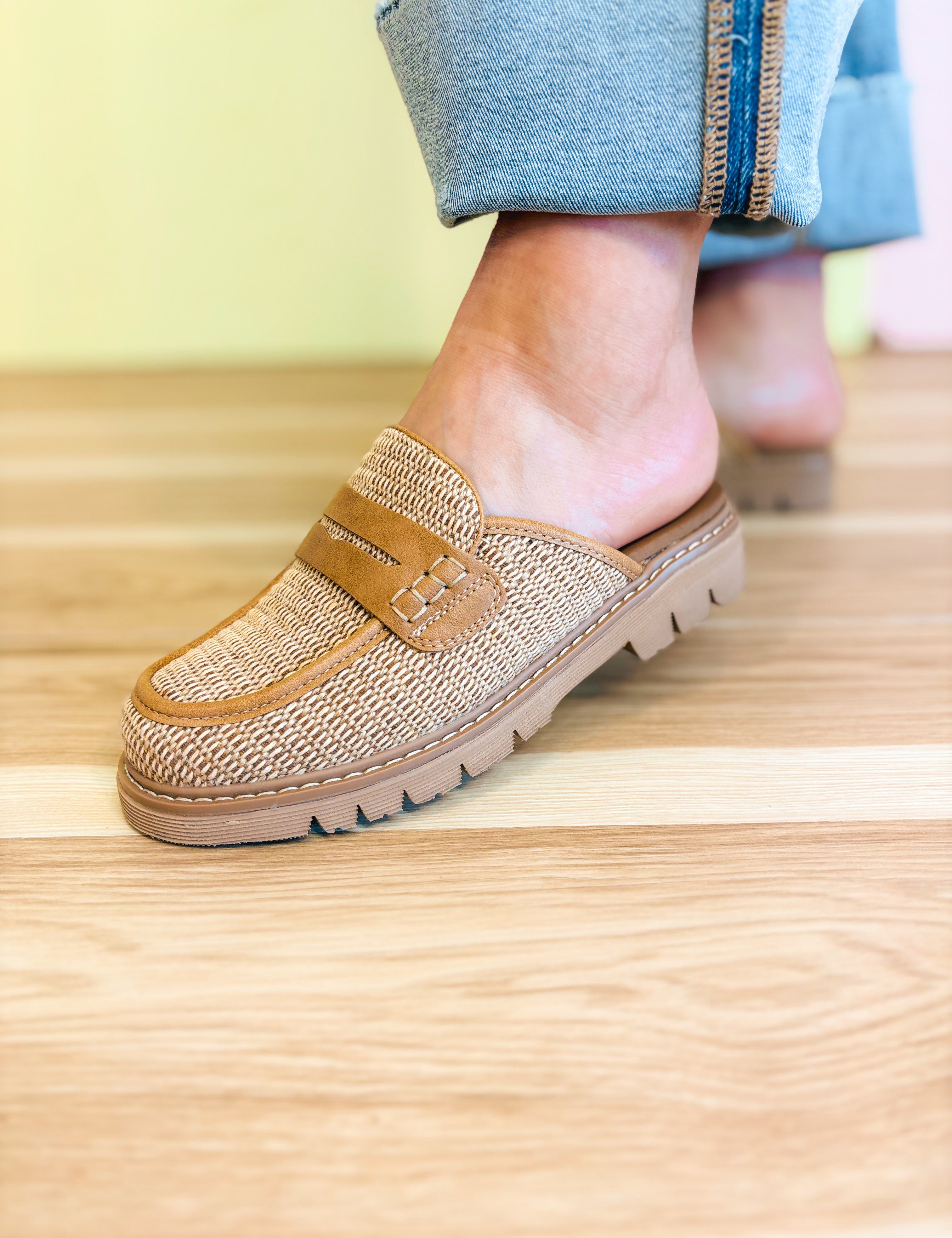 Am I Right Raffia Mules by Corkys - Lace and Grace Boutique