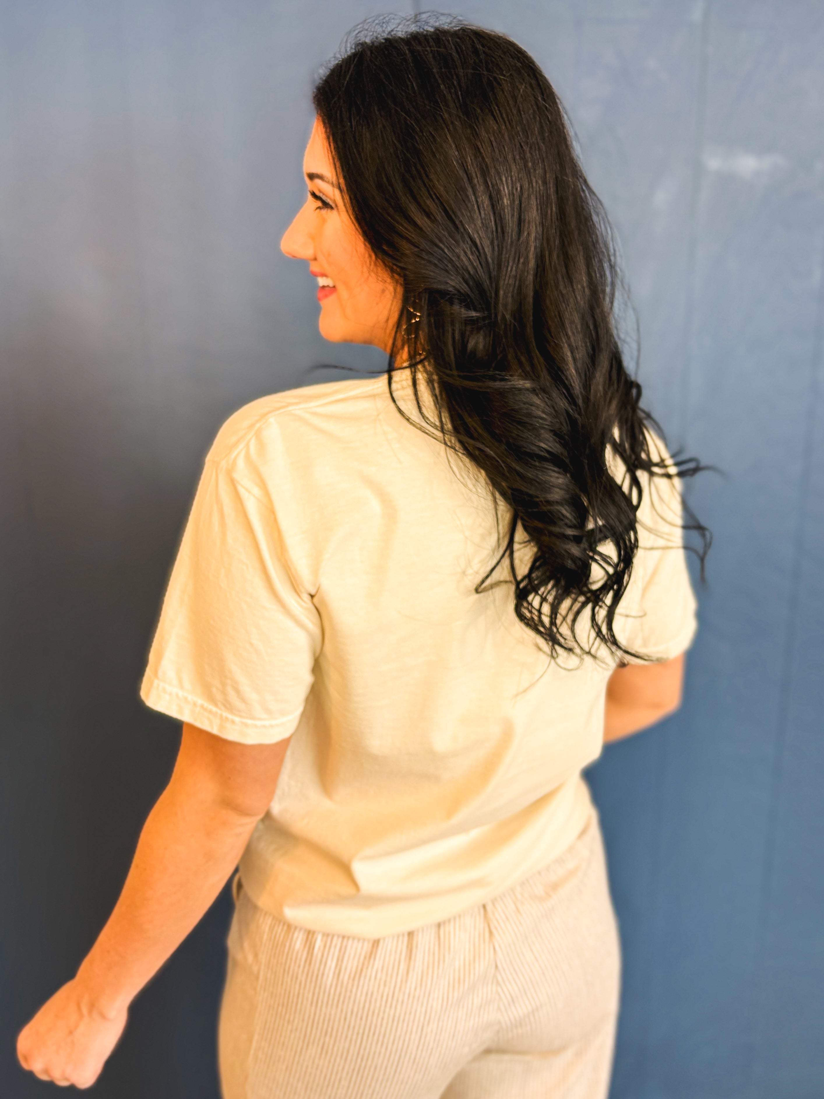 Fruits Of The Spirit Tee - Ivory - Lace and Grace Boutique