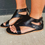BedStu Soto Cutout Sandal - Black Rustic - Lace and Grace Boutique