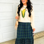Corn Knit Pullover Sweater - Shell - Lace and Grace Boutique