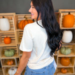 Cozy Season Graphic Tee - Ivory - Lace and Grace Boutique