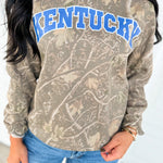 Kentucky Camo Crewneck Sweatshirt - Lace and Grace Boutique