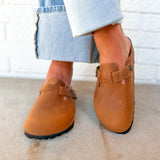 Birkenstock Boston Oiled Leather Clog - Cognac - Lace and Grace Boutique