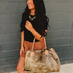 Bed|Stu Rockaway Shoulder Bag - Taupe Oats Rustic - Lace and Grace Boutique