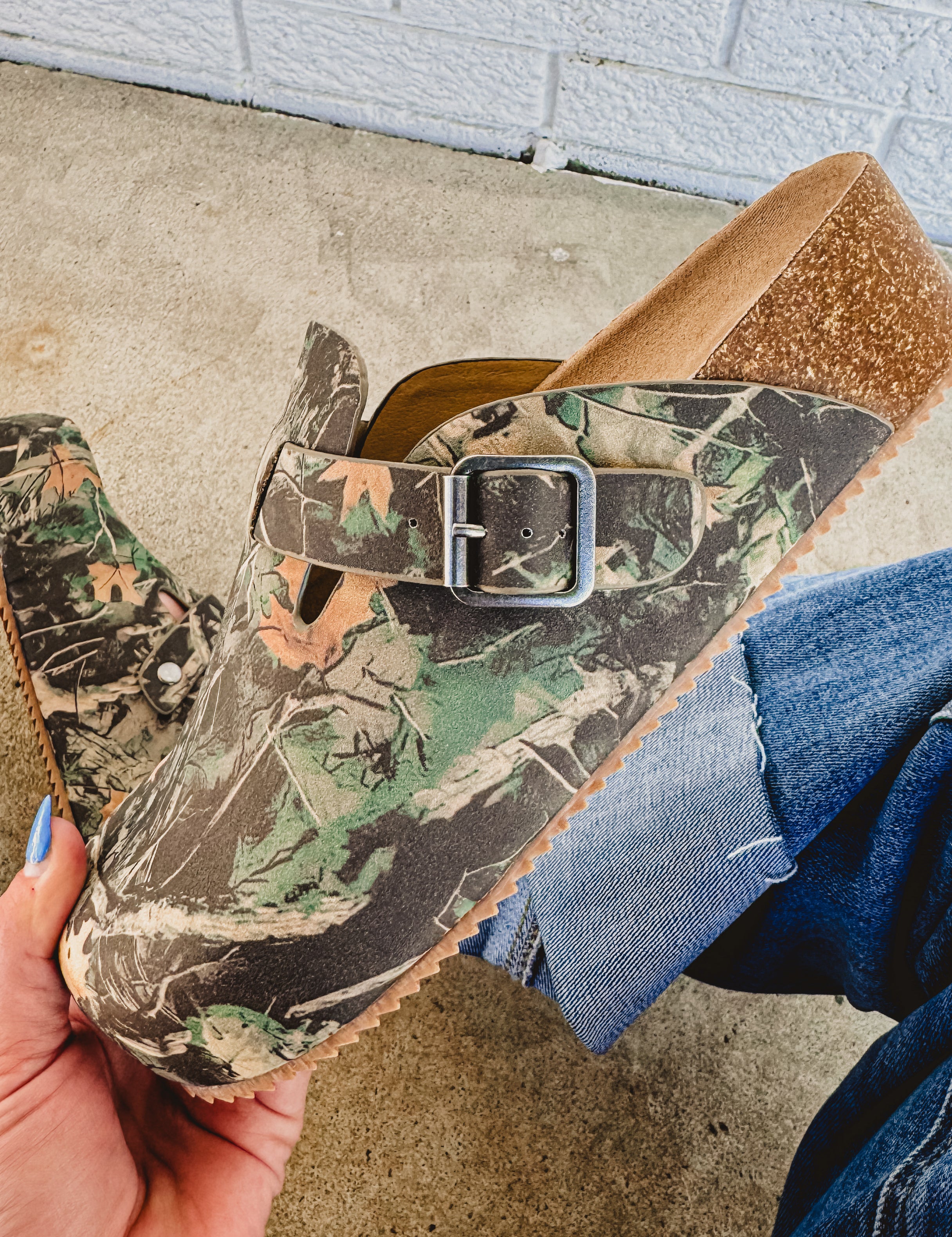 Camo Platform Clog - Lace and Grace Boutique