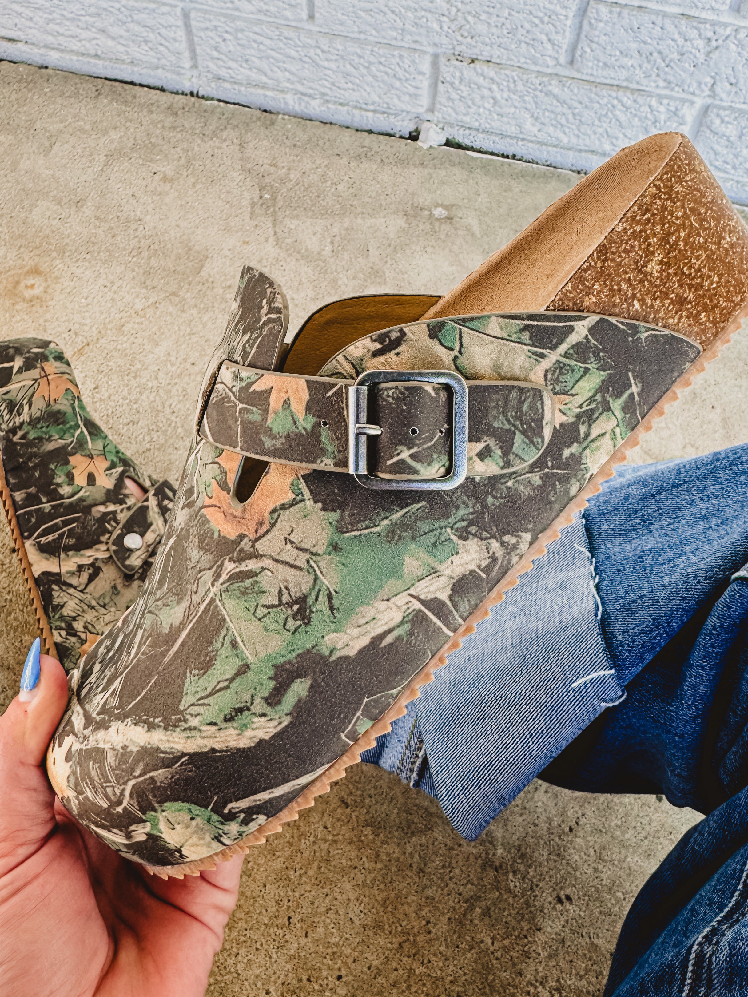 Camo Platform Clog - Lace and Grace Boutique