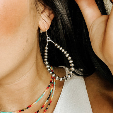 Navajo Tear Drop Earrings - Lace and Grace Boutique