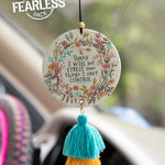 Natural Life Car Air Freshener - I Will Not Stress - Lace and Grace Boutique