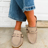 Roan by BedStu Mingle Clog - Cream Suede