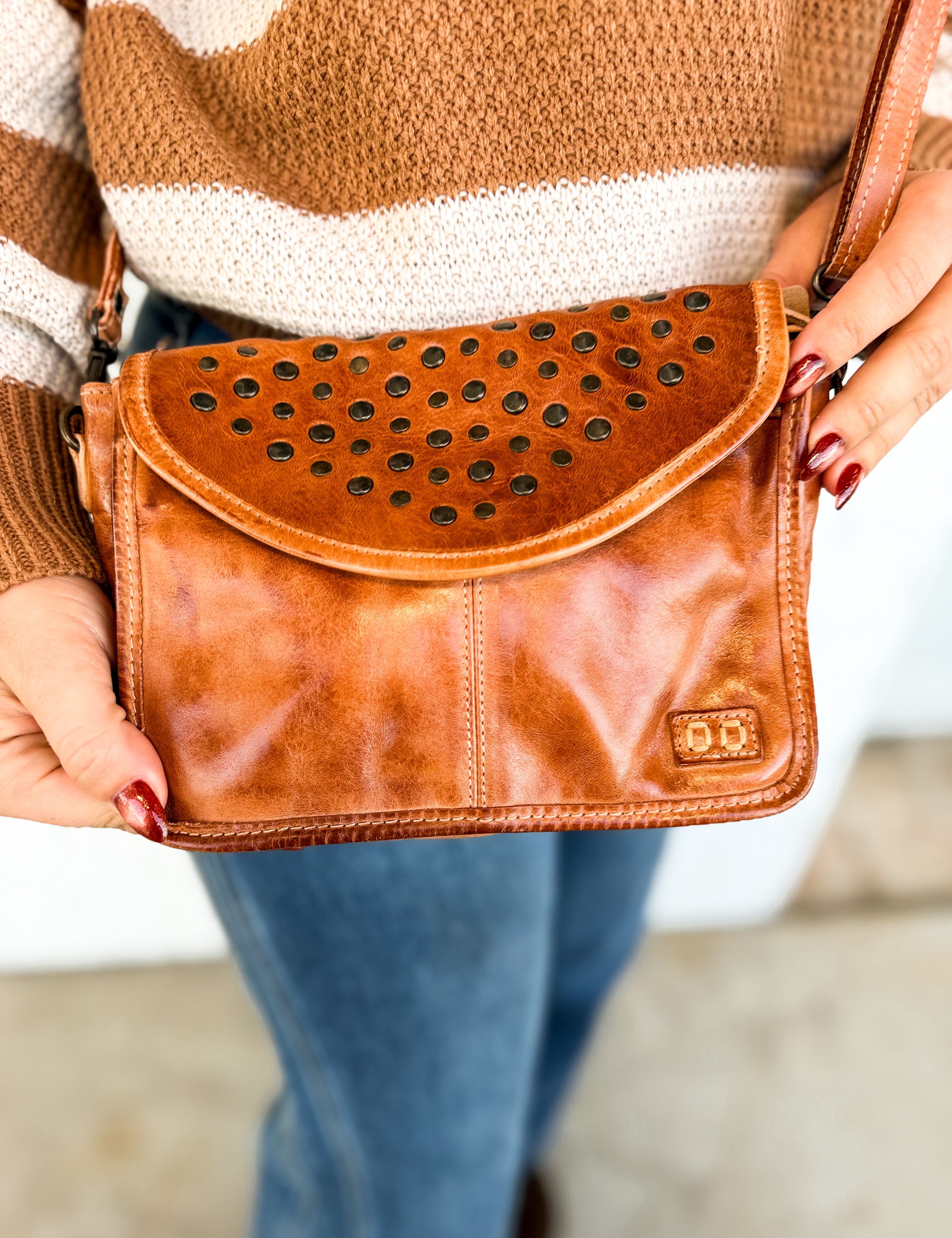 BedStu Occurrence Crossbody - Tan DD - Lace and Grace Boutique