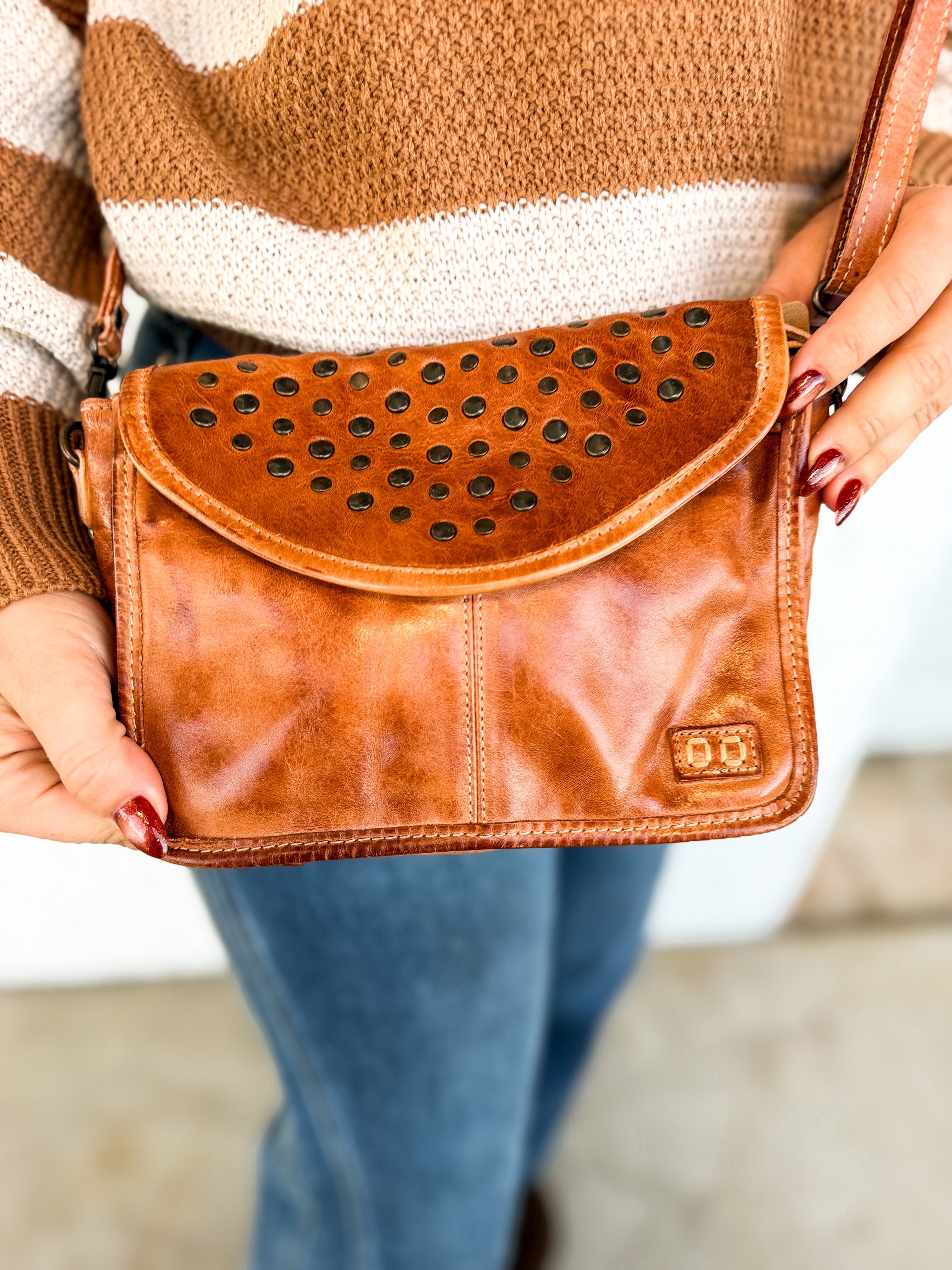 BedStu Occurrence Crossbody - Tan DD - Lace and Grace Boutique