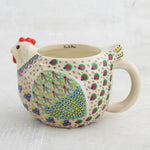 Natural Life Folk Art Mug -  Penny The Chicken - Lace and Grace Boutique