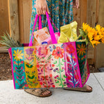 Natural Life Carryall Tote - Flower - Lace and Grace Boutique