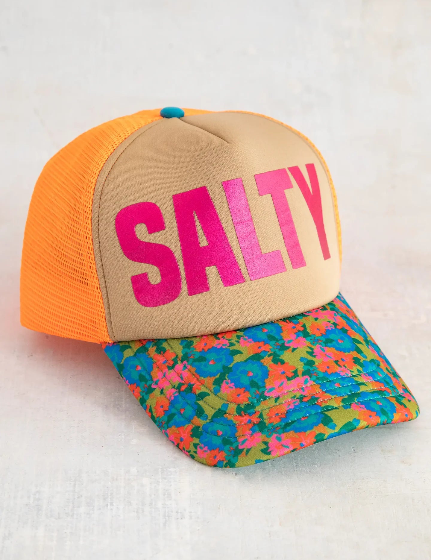 Natural Life Trucker Hat - Salty - Lace and Grace Boutique