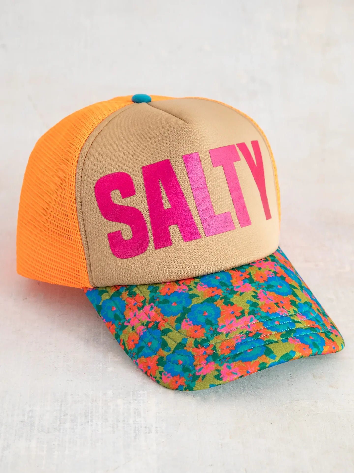 Natural Life Trucker Hat - Salty - Lace and Grace Boutique
