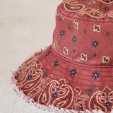 Natural Life Sandy Days Bucket Hat - Red Brick Bandana - Lace and Grace Boutique