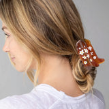 Natural Life Cowboy Boot Claw Clip - Brown