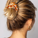 Natural Life Crochet Scrunchie - Burnt Orange - Lace and Grace Boutique