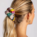 Natural Life Crochet Scrunchie - Rainbow