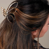 Natural Life Butterfly Hair Claw Clips, Set Of 2 - Gold - Lace and Grace Boutique