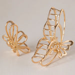 Natural Life Butterfly Hair Claw Clips, Set Of 2 - Gold - Lace and Grace Boutique