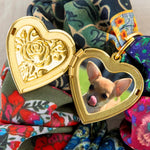 Natural Life Locket Scrunchie - Bright Patchwork - Lace and Grace Boutique