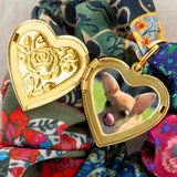 Natural Life Locket Scrunchie - Bright Patchwork - Lace and Grace Boutique