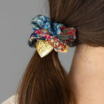 Natural Life Locket Scrunchie - Bright Patchwork - Lace and Grace Boutique