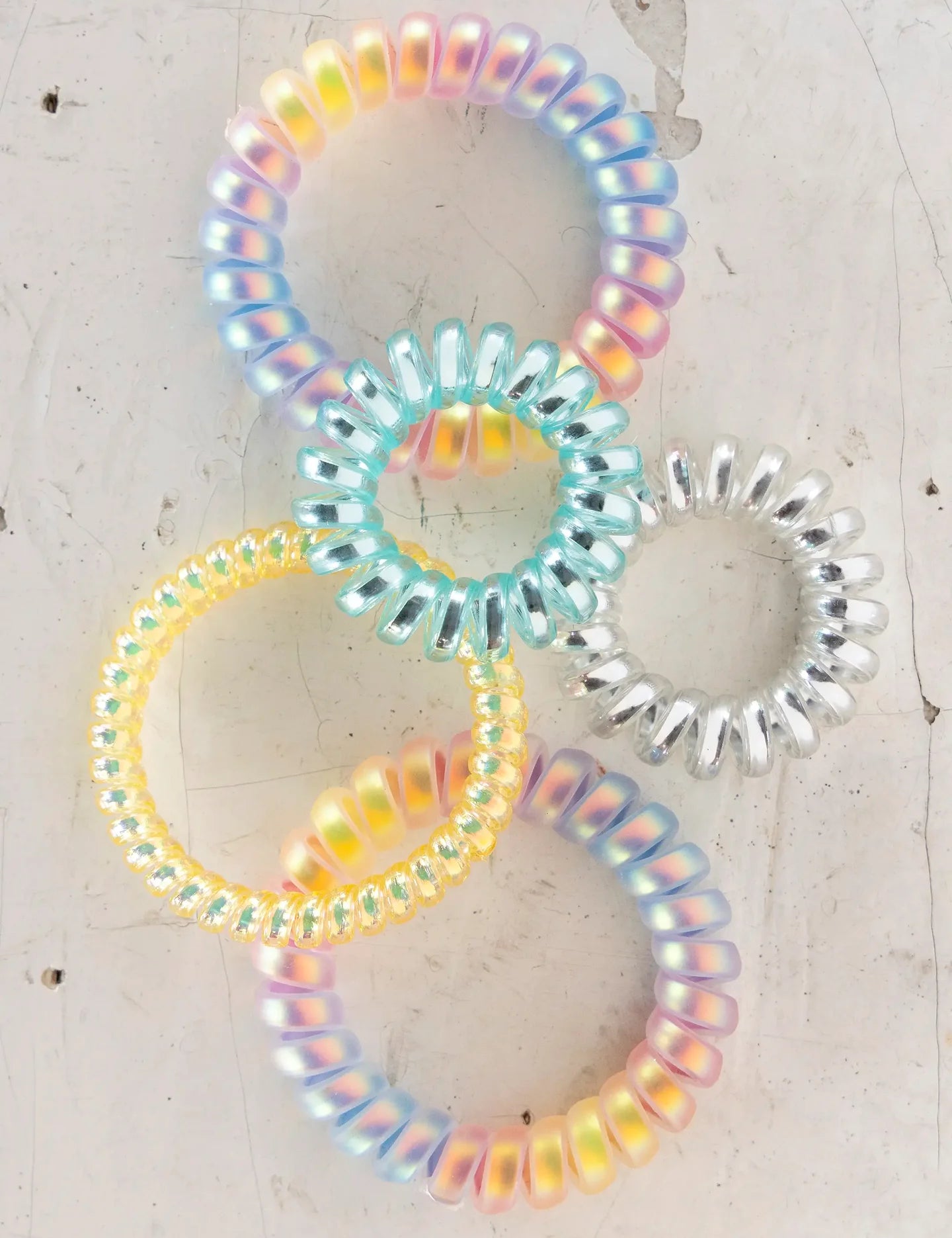 Natural Life Barcelona Hair Bands, Set of 5 - Rainbow - Lace and Grace Boutique