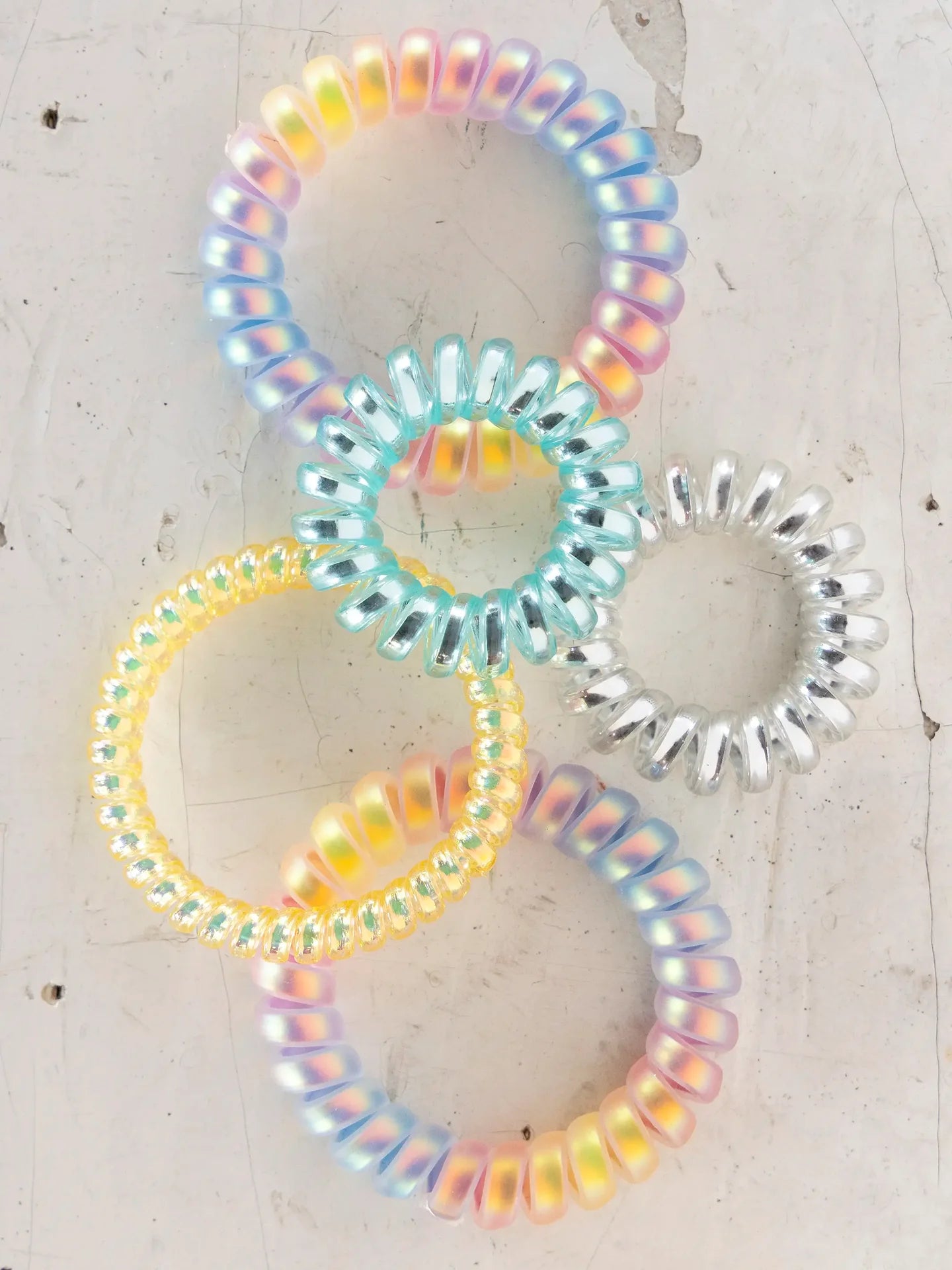 Natural Life Barcelona Hair Bands, Set of 5 - Rainbow - Lace and Grace Boutique