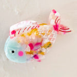 Natural Life Hair Claw Clip - Pink Fish - Lace and Grace Boutique