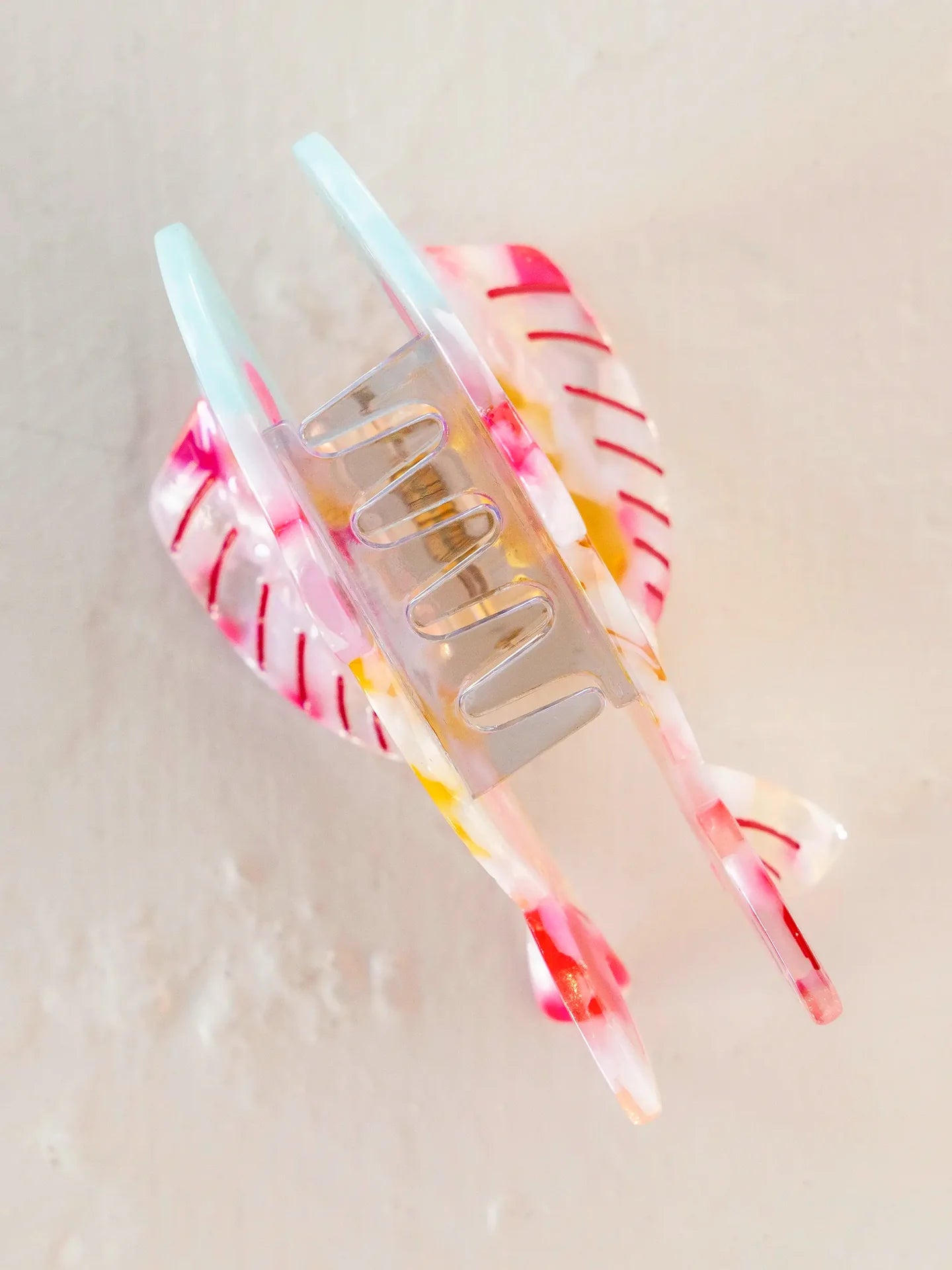 Natural Life Hair Claw Clip - Pink Fish - Lace and Grace Boutique