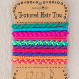 Natural Life Textured Hair Ties- Rainbow