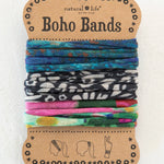 Natural Life Boho Bands - Blue Floral - Lace and Grace Boutique