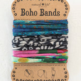 Natural Life Boho Bands - Blue Floral - Lace and Grace Boutique