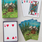 Natural Life Deck of Playing Cards - Cabin Happy Moose - Lace and Grace Boutique