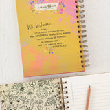 Natural Life Spiral Notebook - Grateful