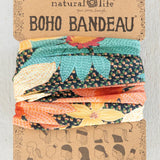 Natural Life Boho Bandeau - Blue Coral Cream