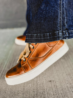 Bedstu Azeli Sneaker - Tan Rustic - Lace and Grace Boutique